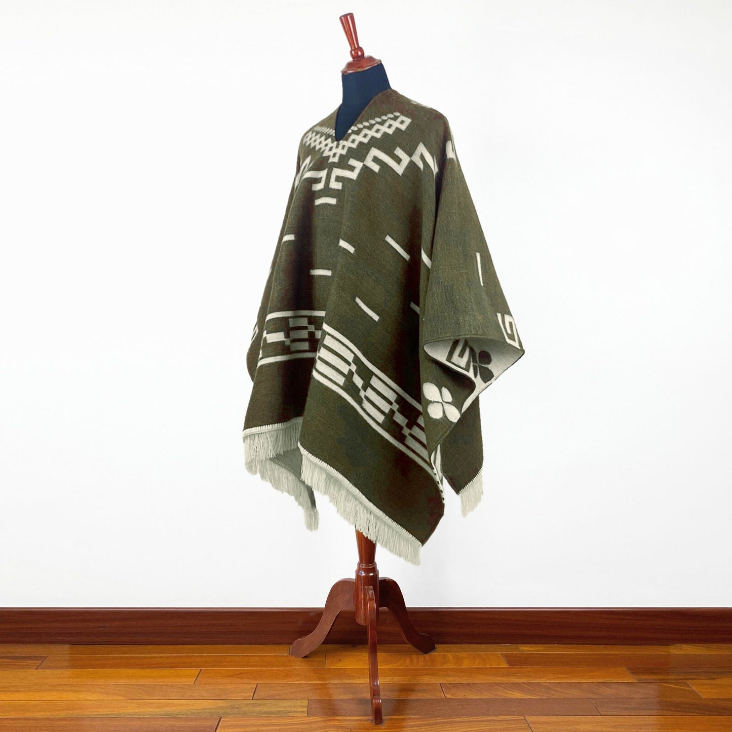 Clint Eastwood Poncho - Alpaca Wool handmade poncho from South America