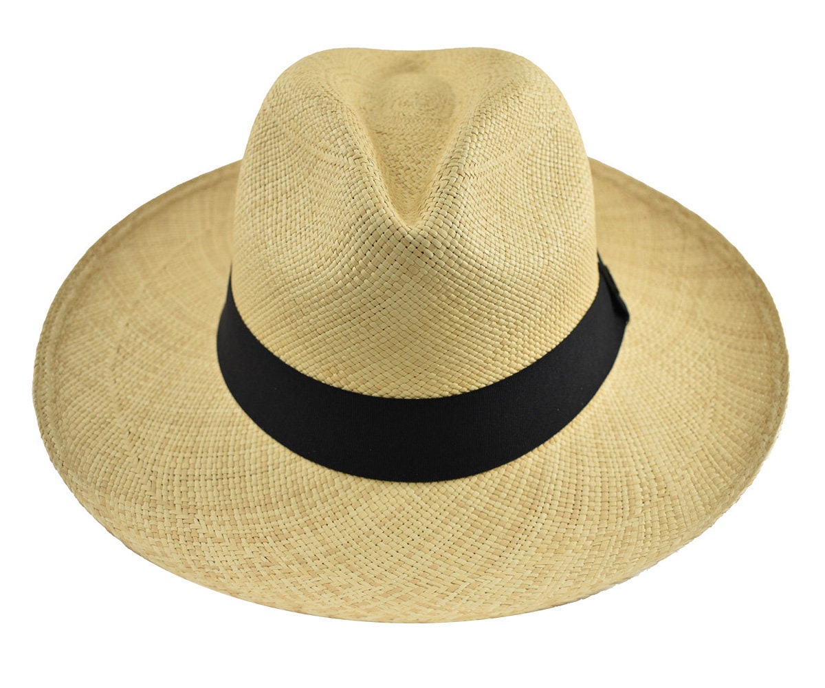 Advanced Original Panama Hat-Natural Toquilla Straw-Handwoven in Ecuador(HatBox Included)