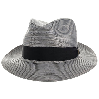 Classic Khaki Straw Fedora Hat