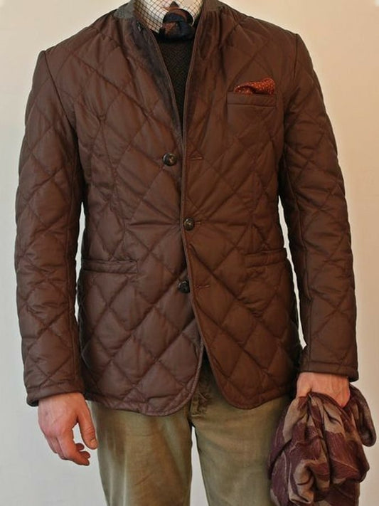 Men's Vintage Pleated Cotton Casual Jacket