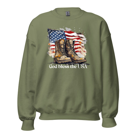 God Bless the USA Unisex Sweatshirt