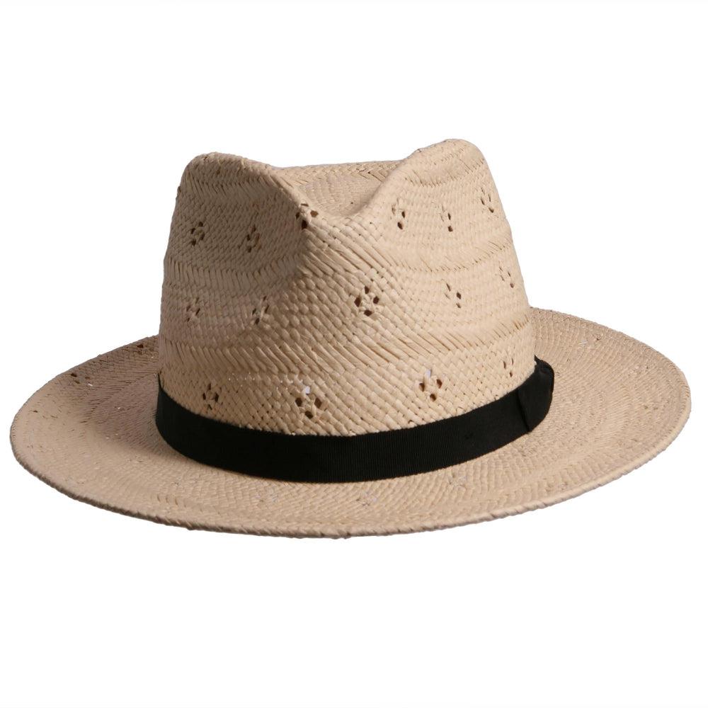 Dimitri | Mens Straw Fedora Hat