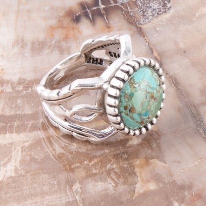 Blessing Turquoise and Sterling Silver Ring