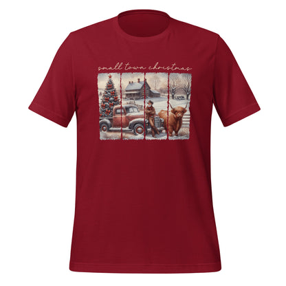 Small Town Christmas Unisex t-shirt