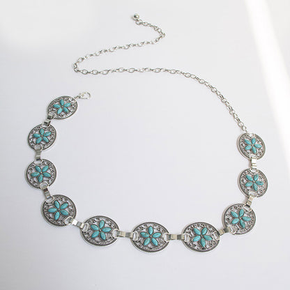 Bohemian Turquoise Vintage Waist Chain