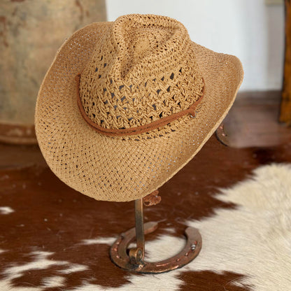 Retro Hollow Out Folk Style Cowboy Hat