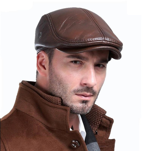 Classic leather hat