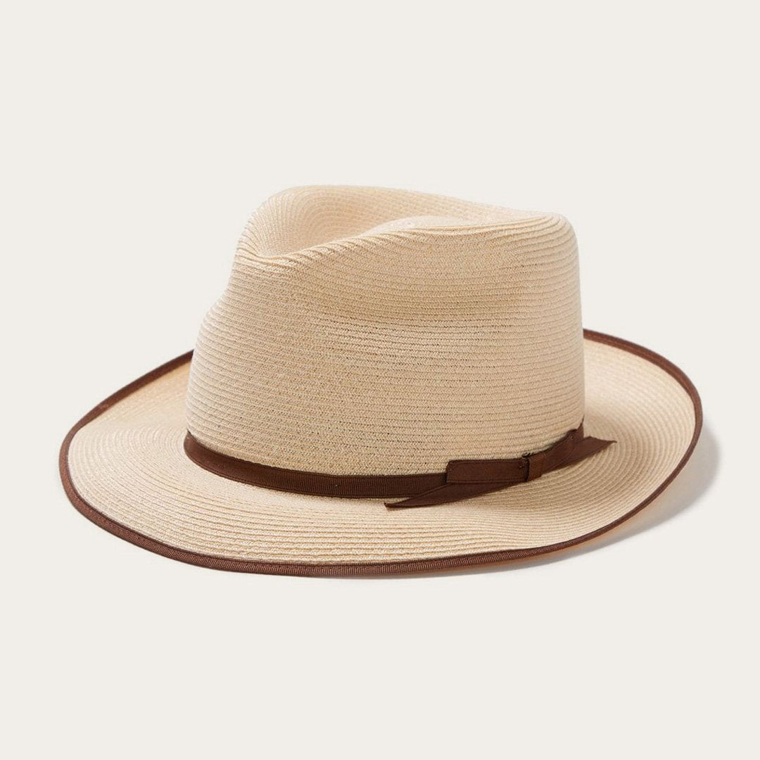 STRATOLINER HEMP FEDORA -NATURAL