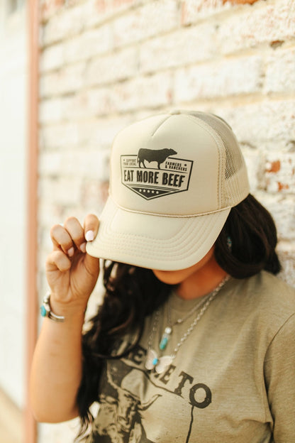 Farmers & Ranchers Eat More Beef Trucker Hat