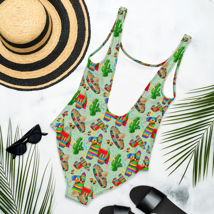 Yeehaw Cinco De Mayo One-Piece Swimsuit