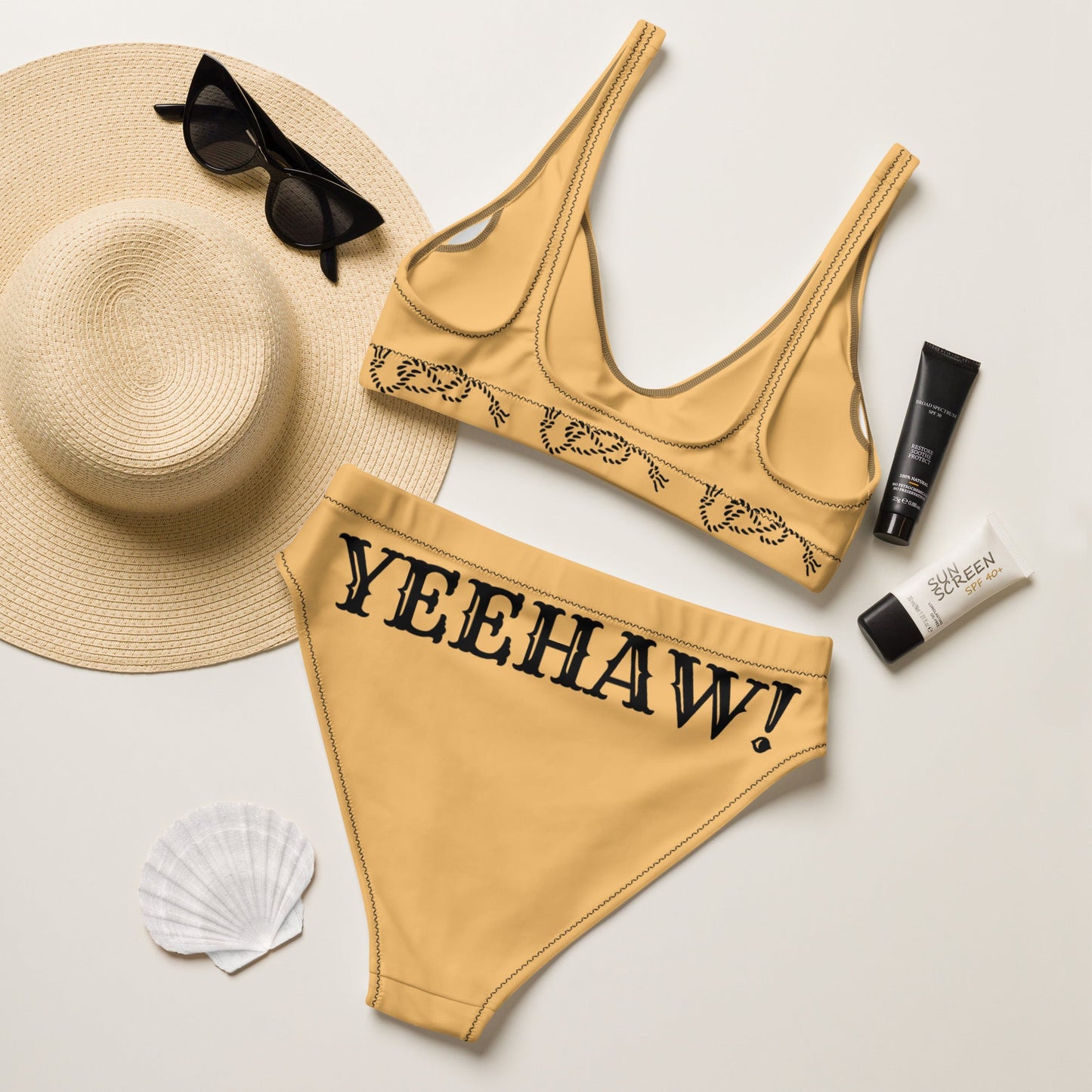 Ready To Ship Yeehaw Let's Be Cowgirls Bikini Size XL