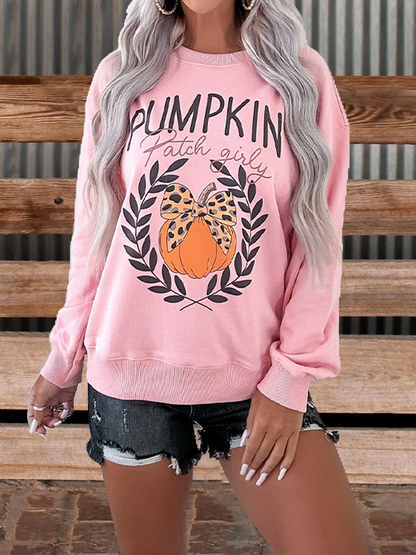 Women's Casual Western Print Long Sleeve Sweatshirt