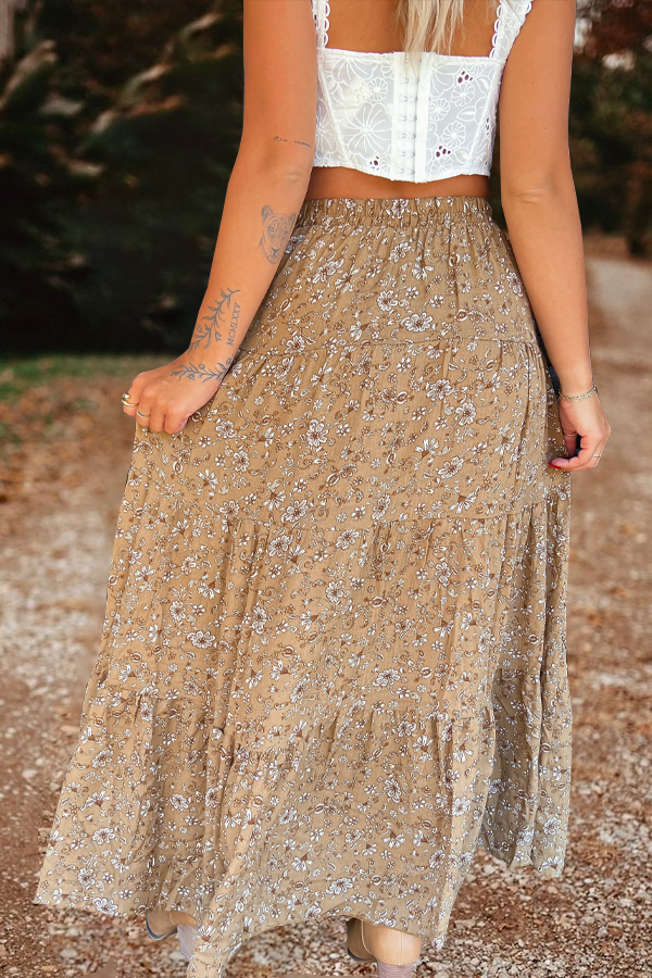 Floral Maxi Skirt