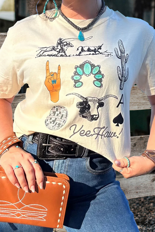 Western Vibes Crop Tee