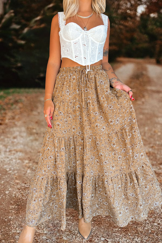 Floral Maxi Skirt