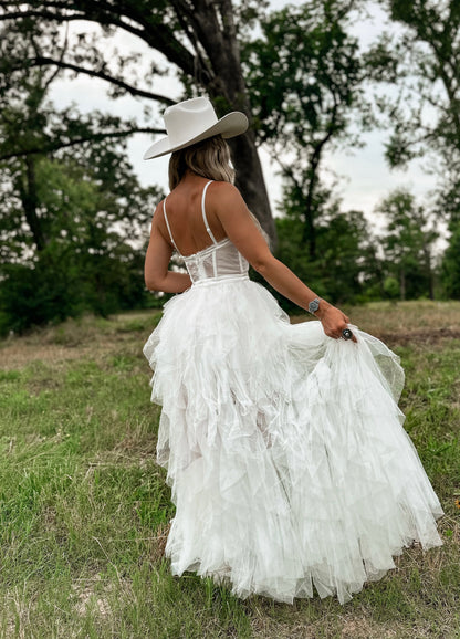 Runaway Bride Maxi Dress