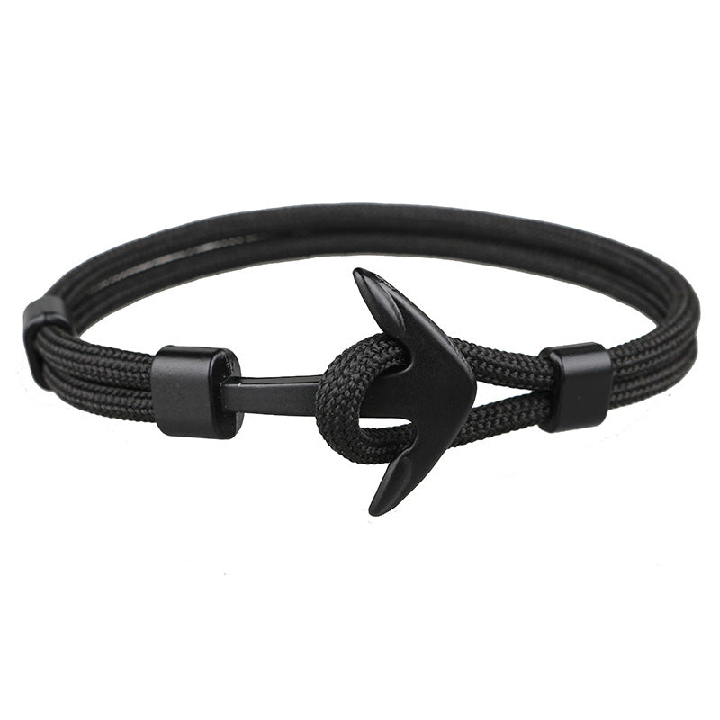 Anchor men's aircraft bracelet