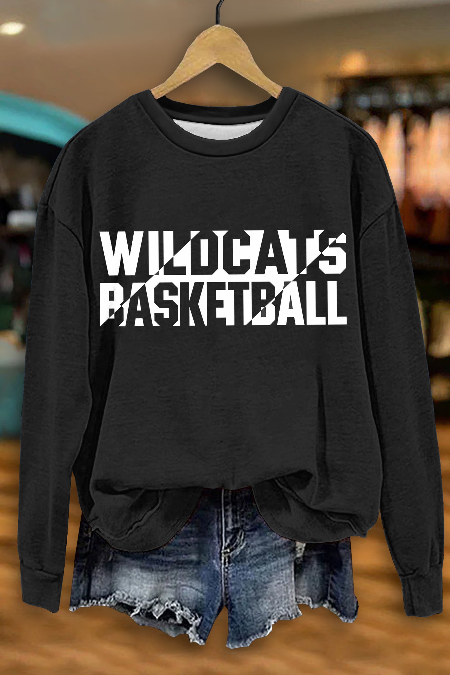 Kentucky Wildcats Basketball Game Day Print Sweatshirt