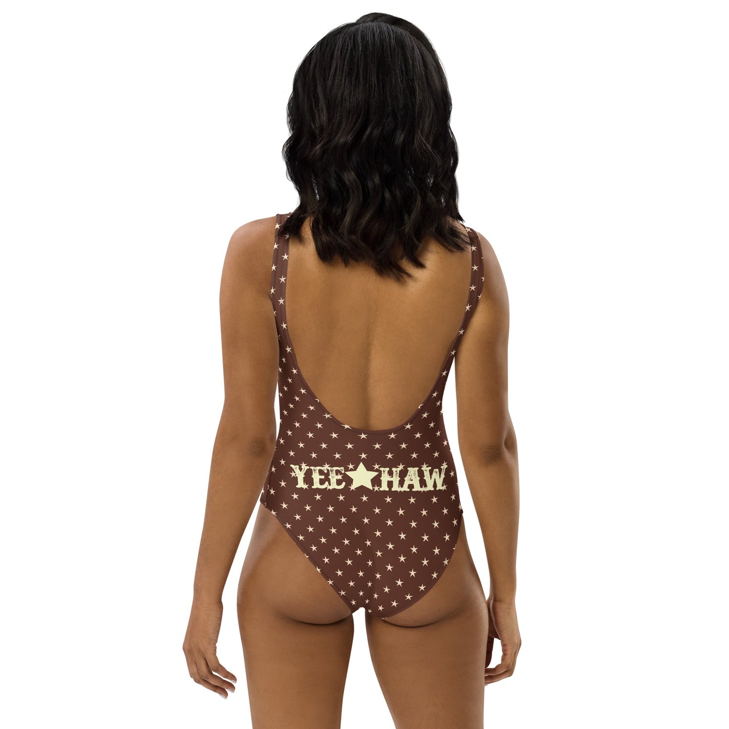 Yeehaw Rodeo Stars One-Piece Swim Suit