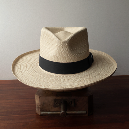 Panama Wide Brim Hat - Black