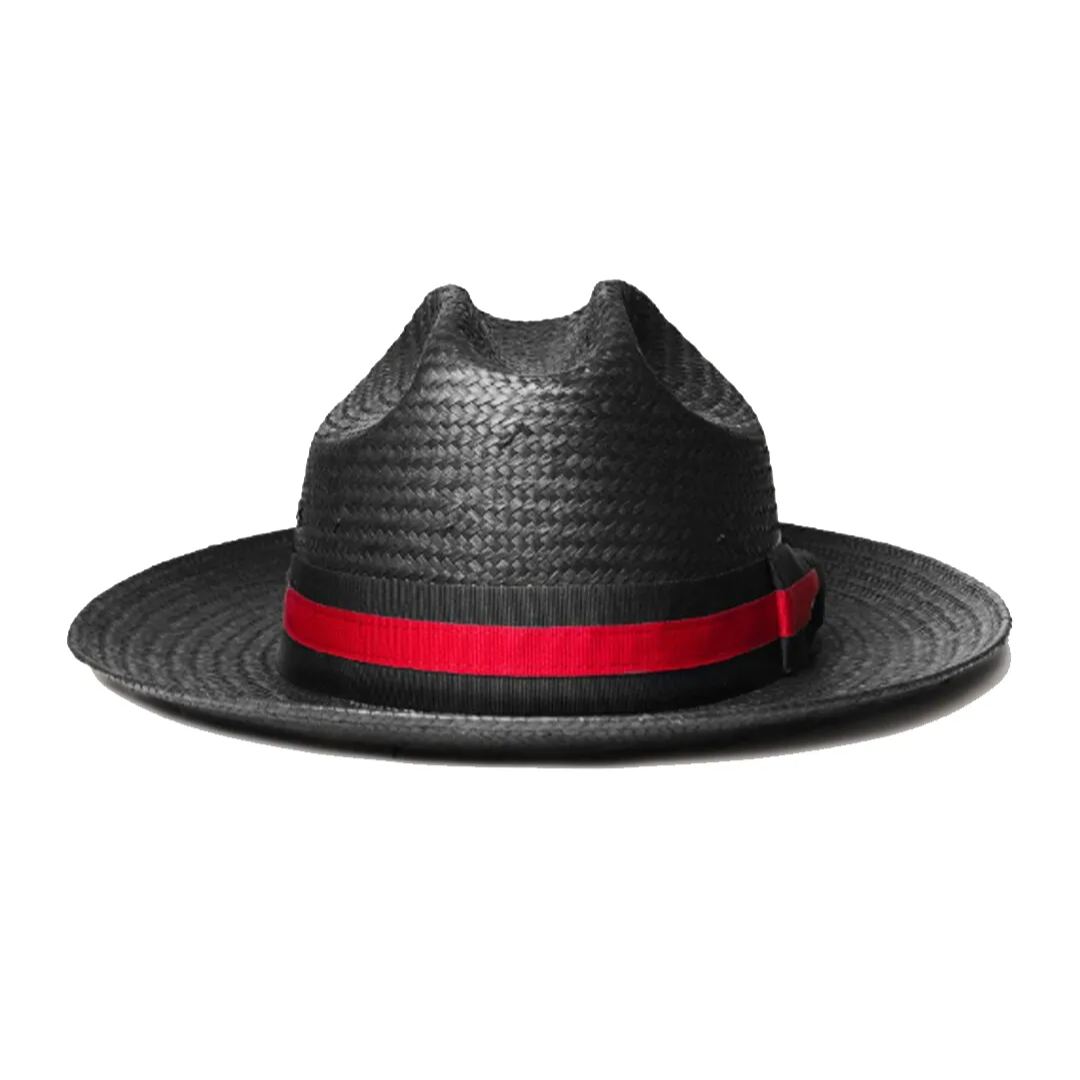 Tienda SG Miller Ranch Fedora - Black Patriotic Straw Hat [BUY 2 FREE SHIPPING & BOX PACKING]