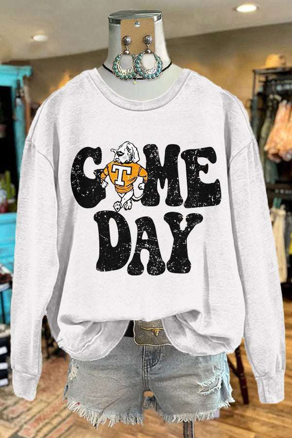 Gameday Tennessee Print Sweatshirt