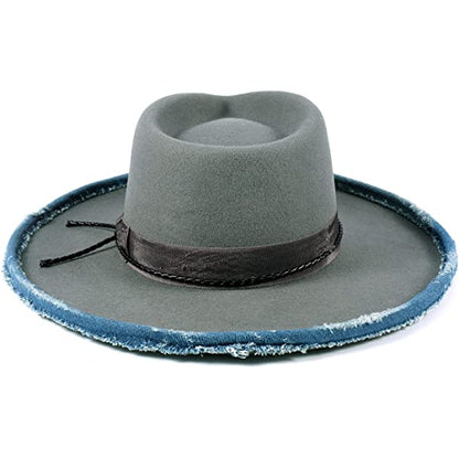 Vintage Fedora Lightning hat-Cowboy Blue