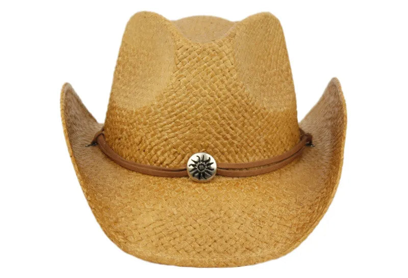 Wild West Classic Straw Shapeable Cowboy Hat