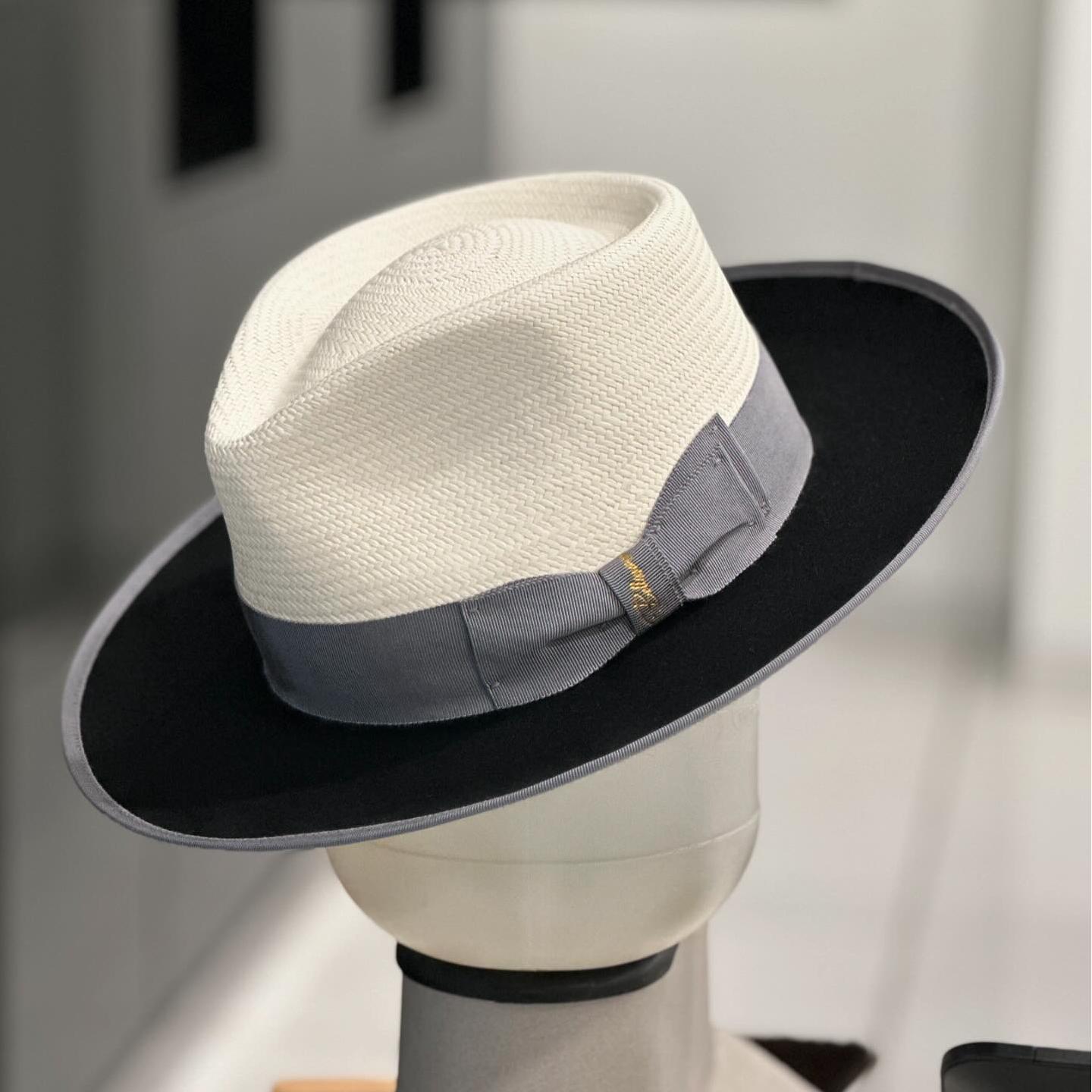 Effortless Class Two Stone Straw Felt Fedora Hat