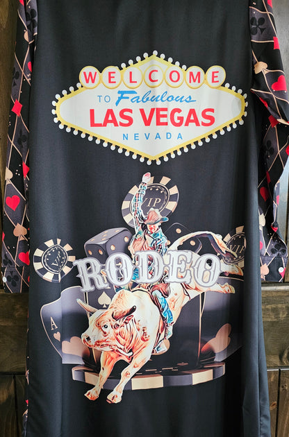 Vegas Rodeo Women's Western Duster Dress