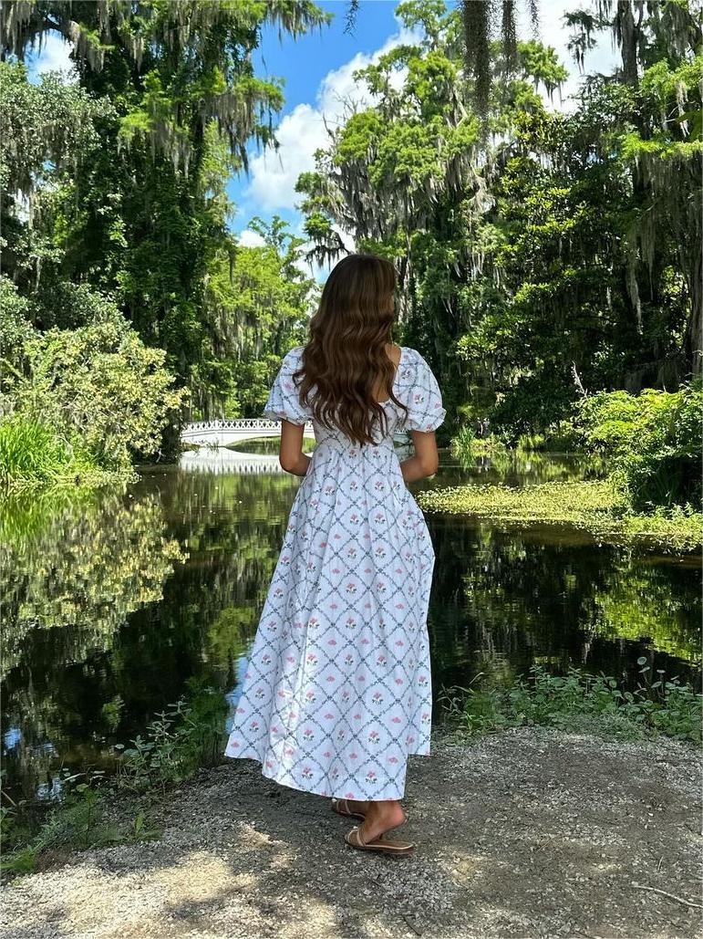 Floral Print Maxi Dress