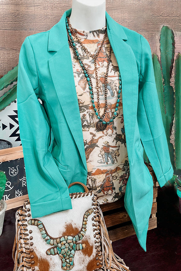 Casual Lapel Pocket Blazer