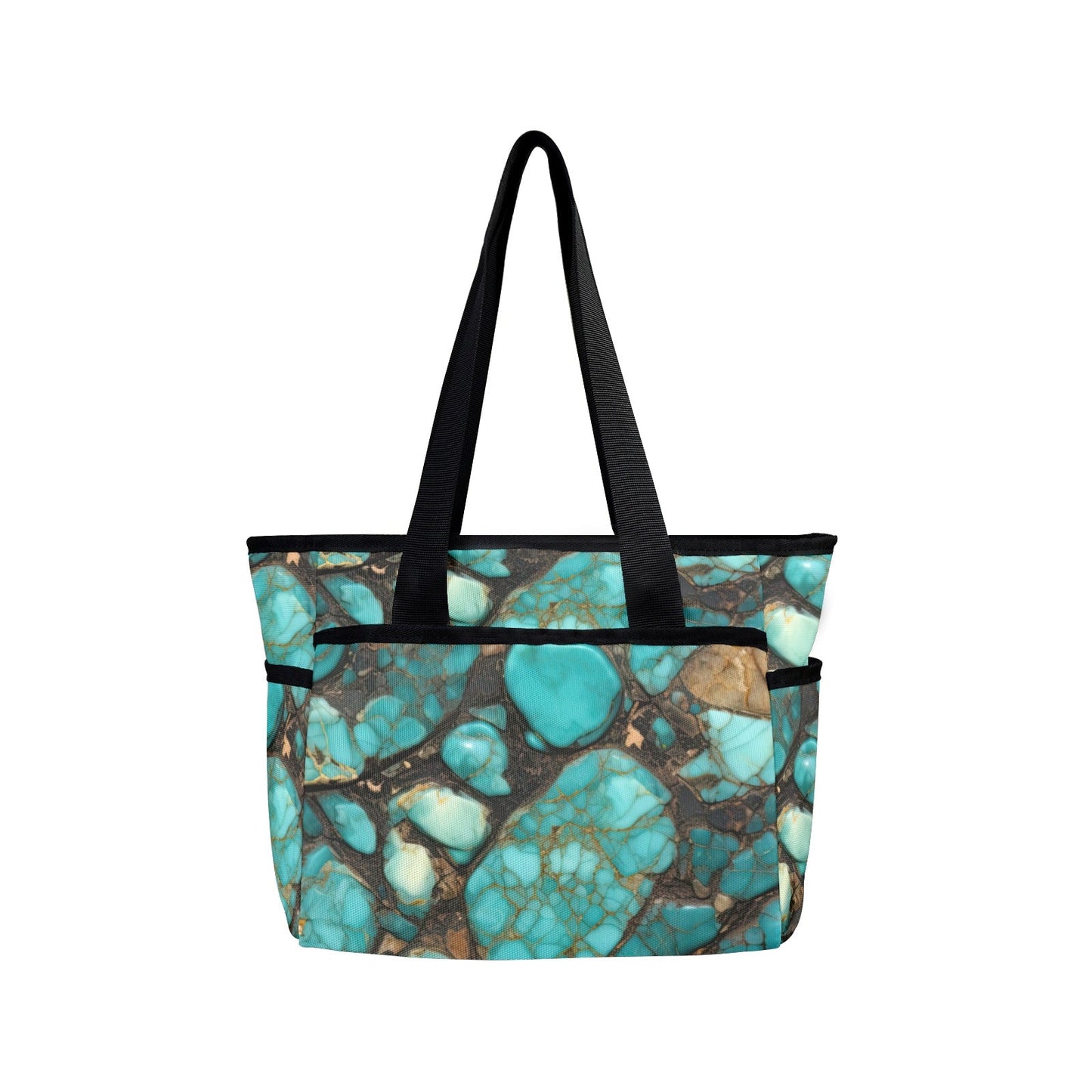 All Turquoise Beach Tote Bag