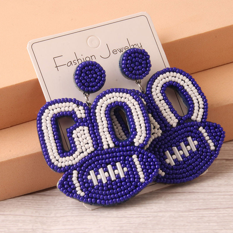 Gameday Football Go Earrings