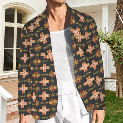 Fire Aztec Men's Western Blazer