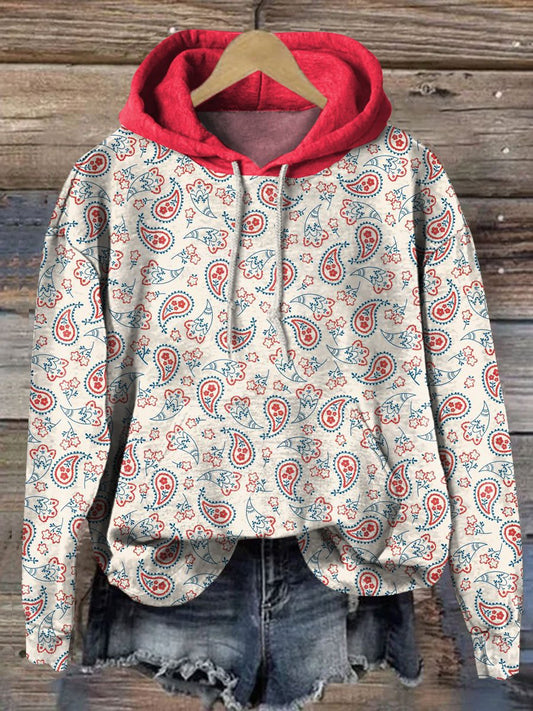 Paisley Pattern Art Print Casual Sweatshirt