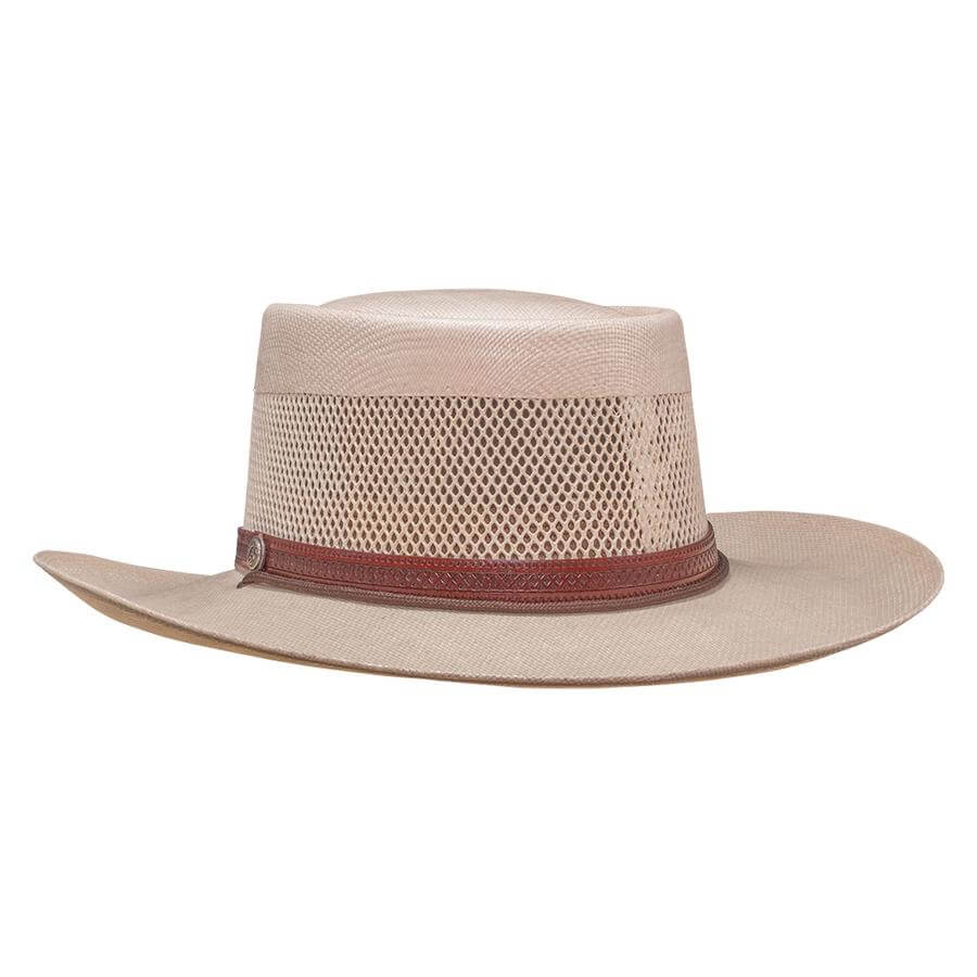 Madrid - Mens Straw Gambler Hat