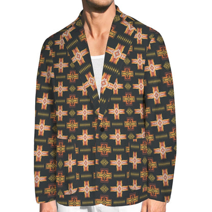 Fire Aztec Men's Western Blazer