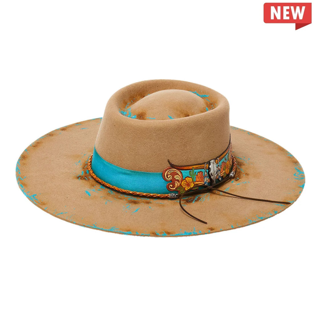 Heartbreak Ridge Longhorn Wool Felt Rancher Hat Clearance