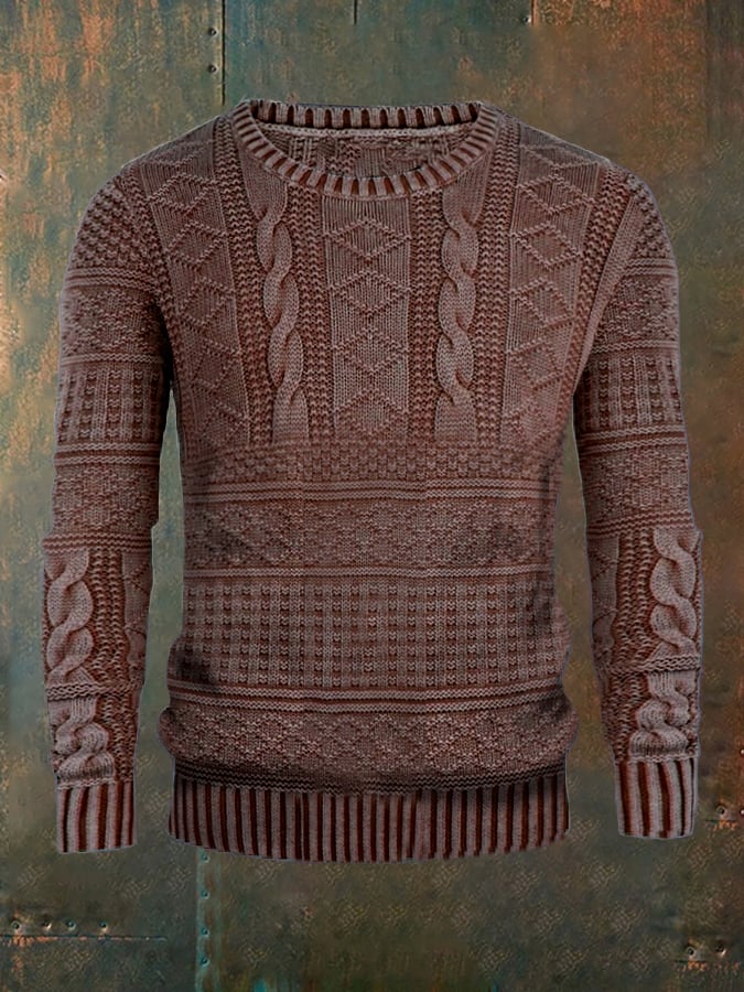 Men's Vintage Knit Sweater