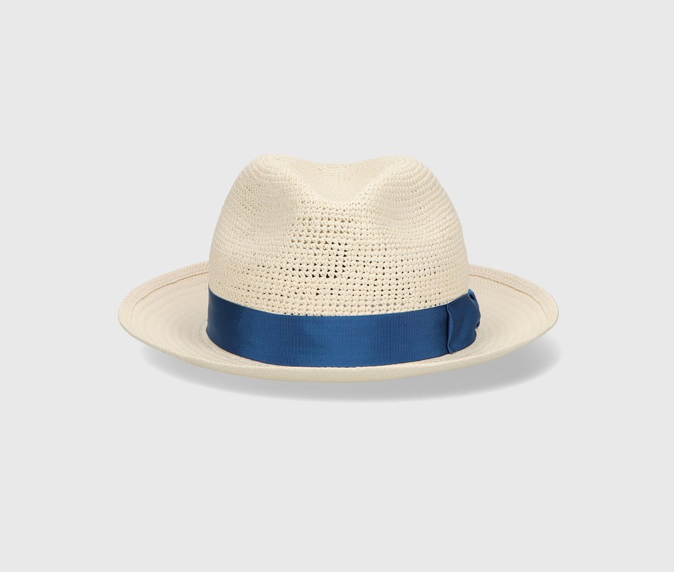 Miller Ranch Fedora -CROCHET PANAMA [Fast shipping and box packing]