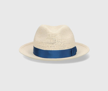 Miller Ranch Fedora -CROCHET PANAMA [Fast shipping and box packing]