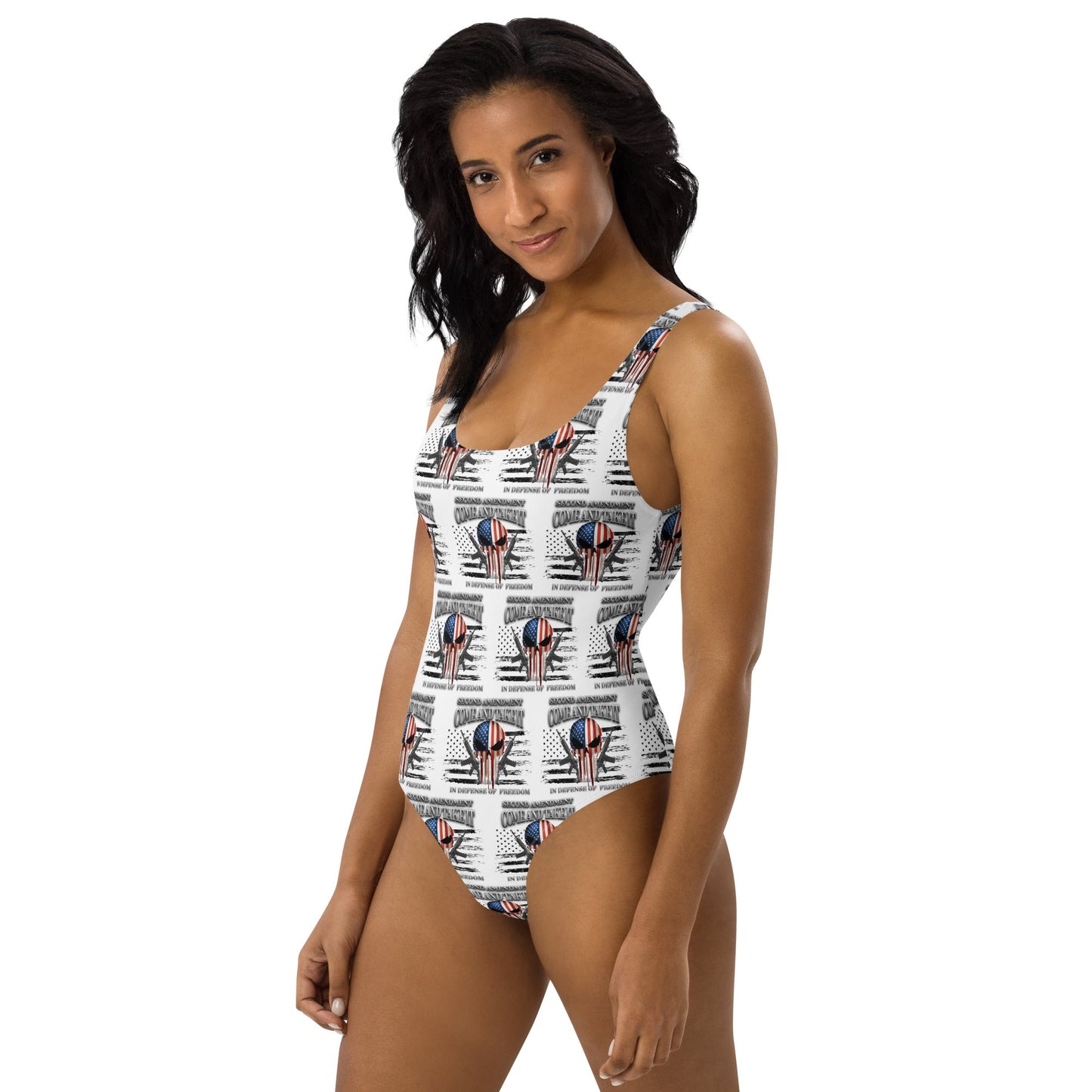 Yeehaw Come & Take It One-Piece Swimsuit