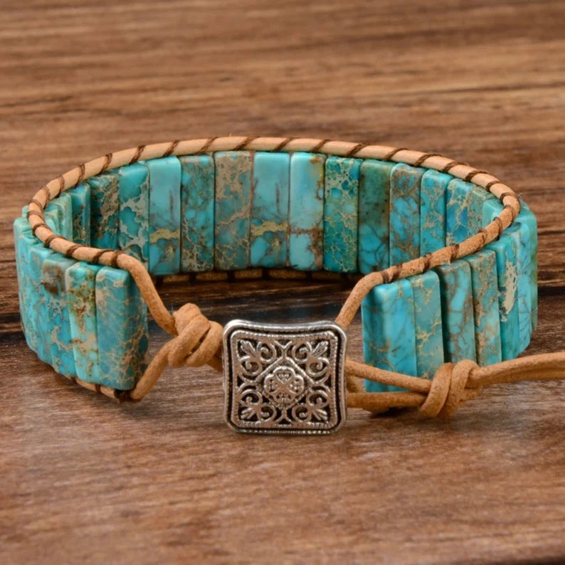 Braided Leather Cord Bohemian Bracelet