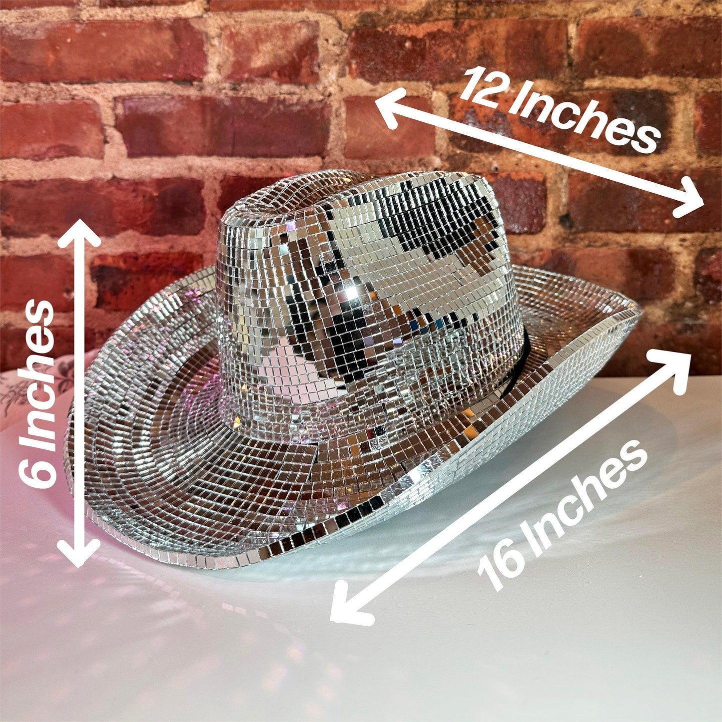 Disco Ball Cowgirl/Cowboy Hat [Buy 2 get free shipping&Box packing]