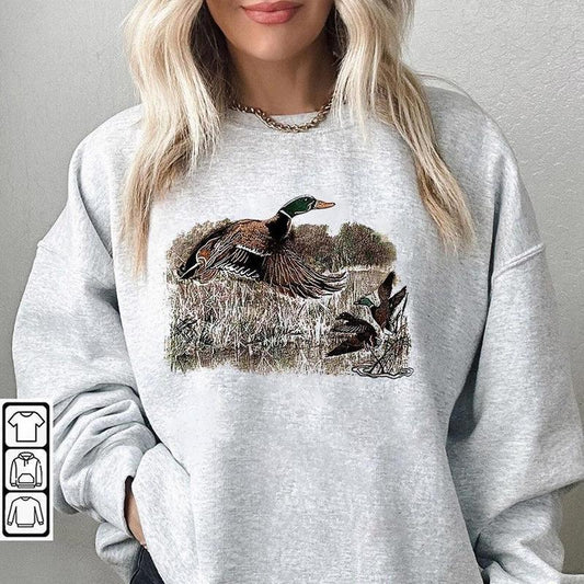 Vintage Duck Shirt Sweatshirt