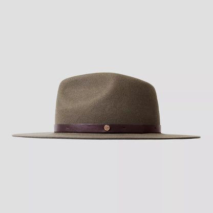 Griffin Fedora–Dark Olive[Fast shipping and box packing]