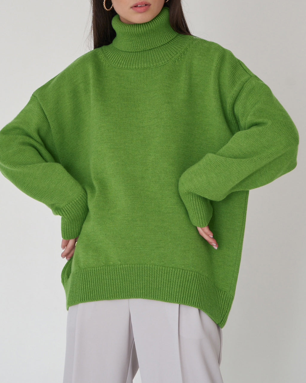 Turtleneck Loose Knit Sweater