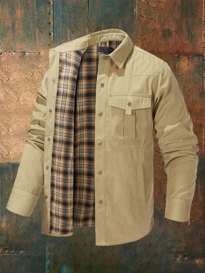 Men's Retro Western Pocket Jacket