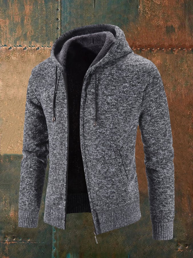 Men's outdoor knitted casual jacket